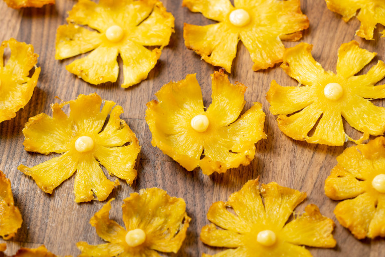 Prune, pineapple and milk truffle layer cake · Alice in Gastronomyland