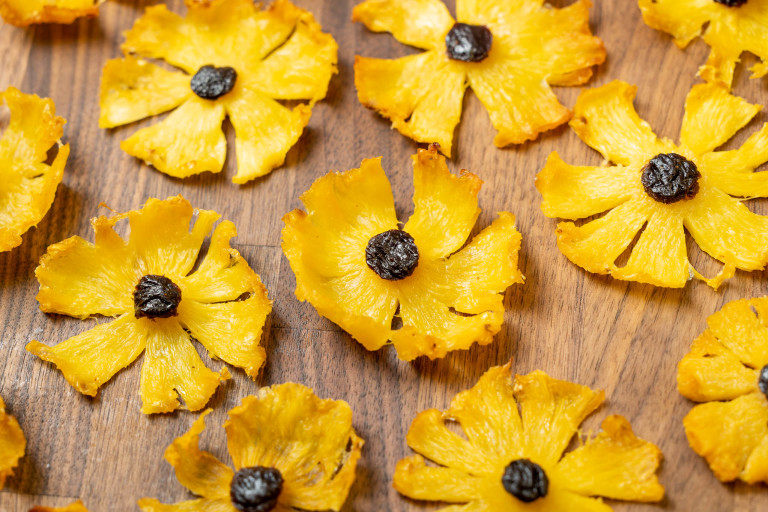 Prune, pineapple and milk truffle layer cake · Alice in Gastronomyland